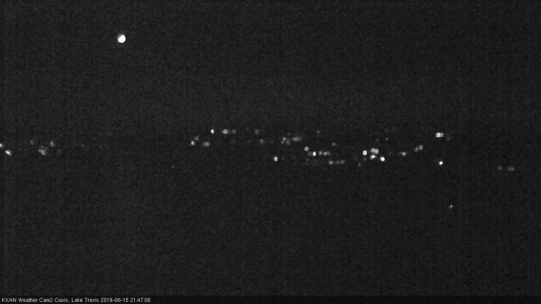 Lake Travis webcam, June 15, 2018 8:50 PM CT