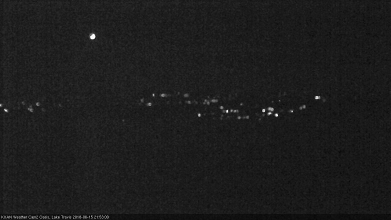 Lake Travis webcam, June 15, 2018 8:55 PM CT
