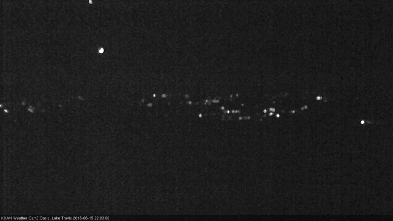 Lake Travis webcam, June 15, 2018 9:05 PM CT