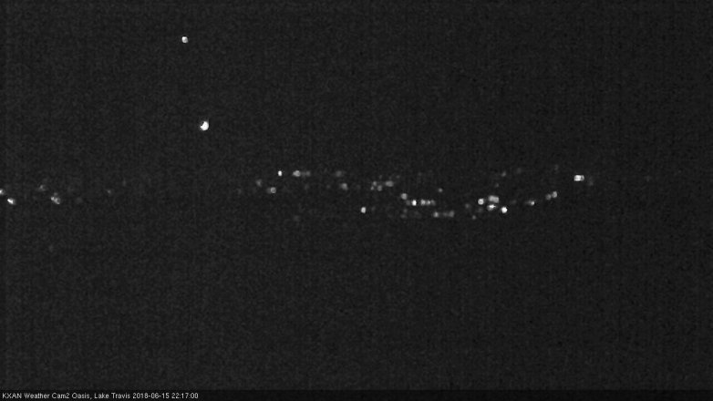 Lake Travis webcam, June 15, 2018 9:20 PM CT