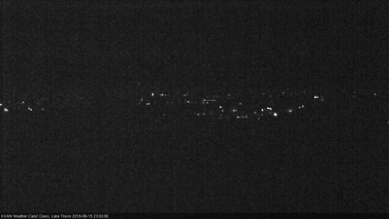 Lake Travis webcam, June 15, 2018 10:05 PM CT