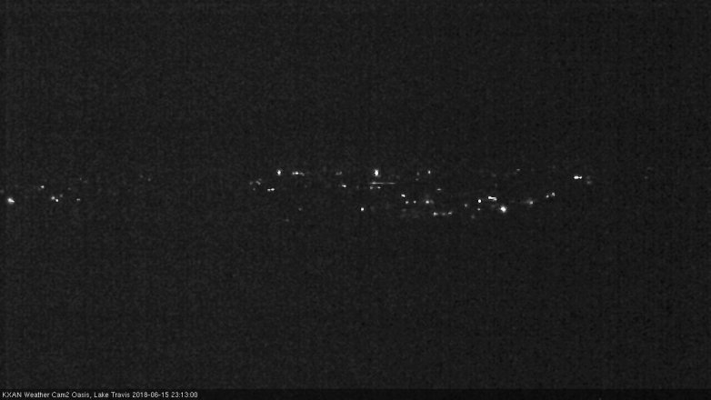 Lake Travis webcam, June 15, 2018 10:15 PM CT