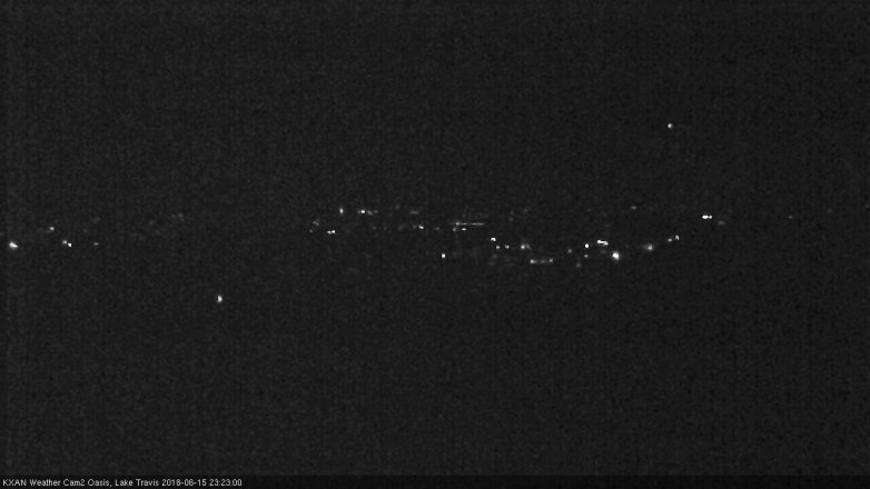 Lake Travis webcam, June 15, 2018 10:25 PM CT