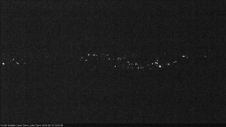 Lake Travis webcam, June 15, 2018 10:45 PM CT