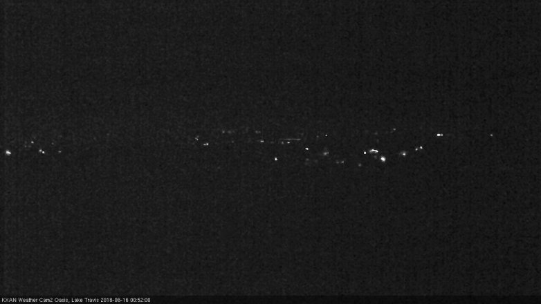 Lake Travis webcam, June 15, 2018 11:55 PM CT