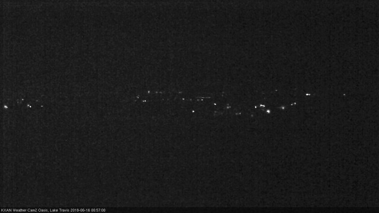 Lake Travis webcam, June 15, 2018 12:00 AM CT