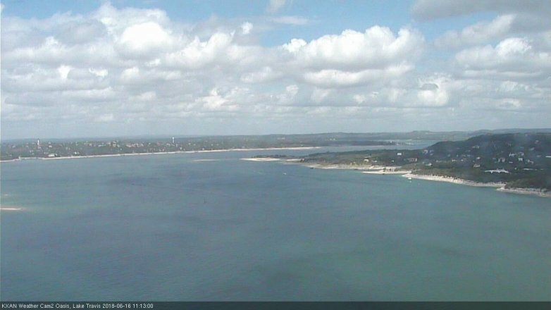 Lake Travis webcam, June 16, 2018 10:15 AM CT