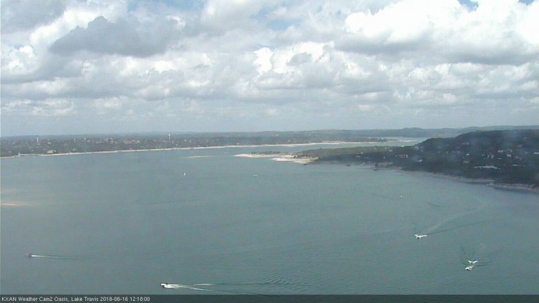 Lake Travis webcam, June 16, 2018 11:20 AM CT
