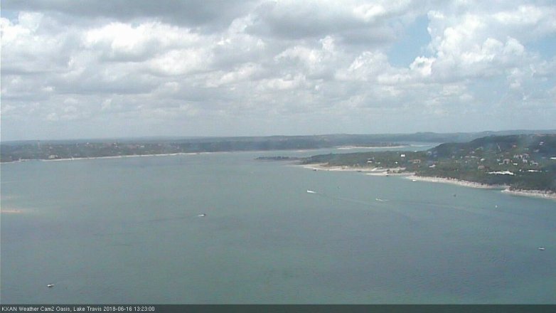 Lake Travis webcam, June 16, 2018 12:25 PM CT