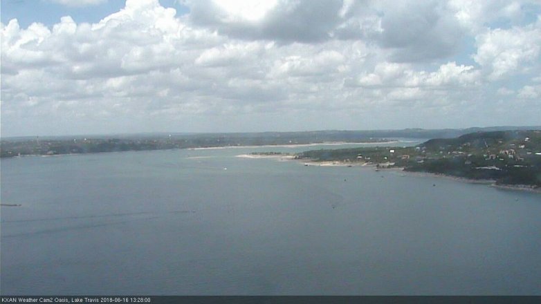 Lake Travis webcam, June 16, 2018 12:30 PM CT