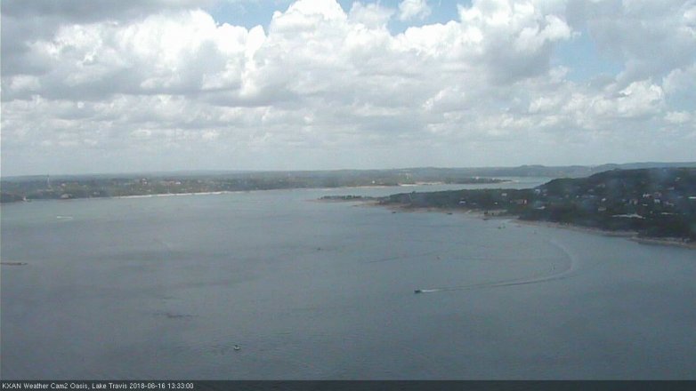 Lake Travis webcam, June 16, 2018 12:35 PM CT