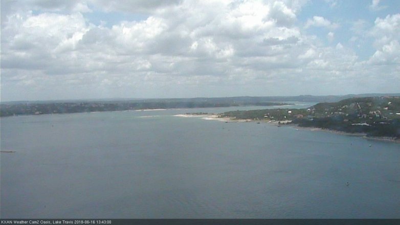 Lake Travis webcam, June 16, 2018 12:45 PM CT