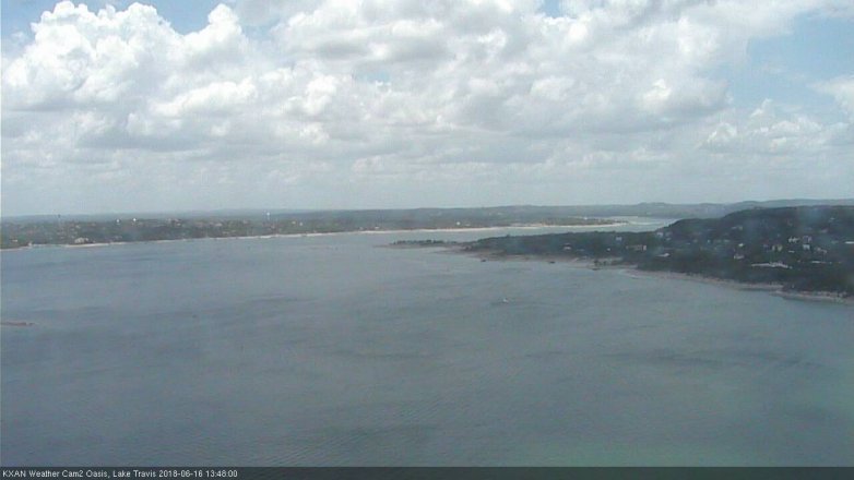 Lake Travis webcam, June 16, 2018 12:50 PM CT