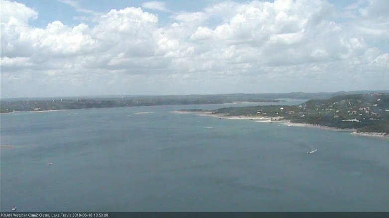Lake Travis webcam, June 16, 2018 12:55 PM CT