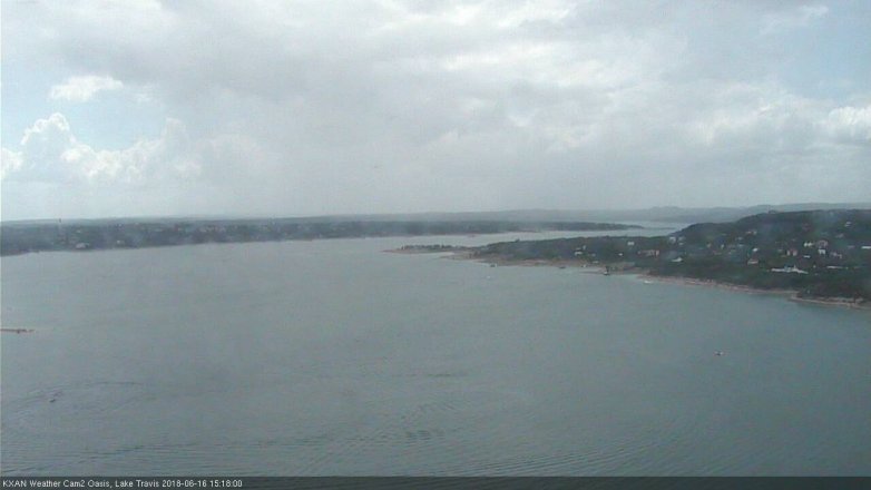 Lake Travis webcam, June 16, 2018 2:20 PM CT