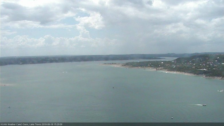 Lake Travis webcam, June 16, 2018 2:30 PM CT