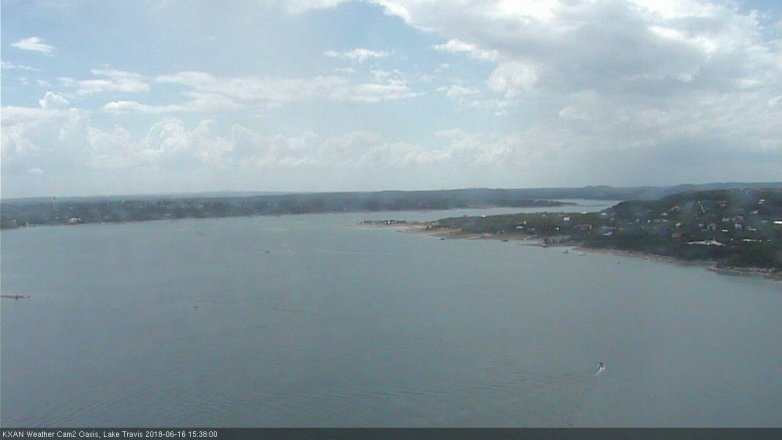 Lake Travis webcam, June 16, 2018 2:40 PM CT