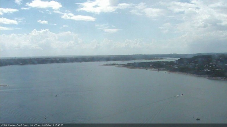 Lake Travis webcam, June 16, 2018 2:50 PM CT