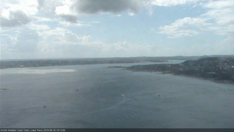 Lake Travis webcam, June 16, 2018 3:15 PM CT