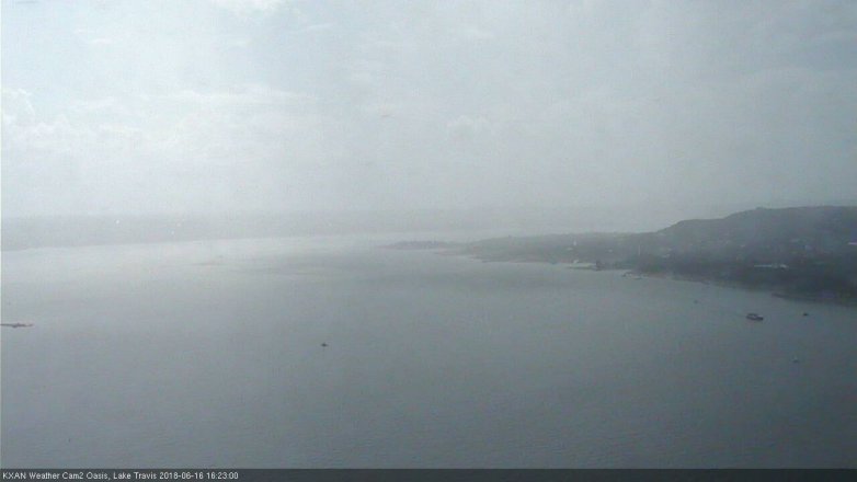 Lake Travis webcam, June 16, 2018 3:25 PM CT