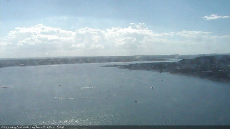 Lake Travis webcam, June 16, 2018 4:10 PM CT