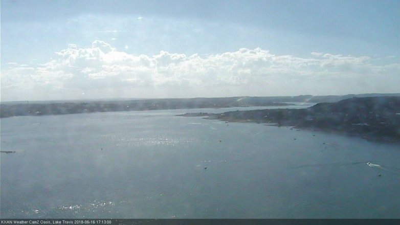 Lake Travis webcam, June 16, 2018 4:15 PM CT