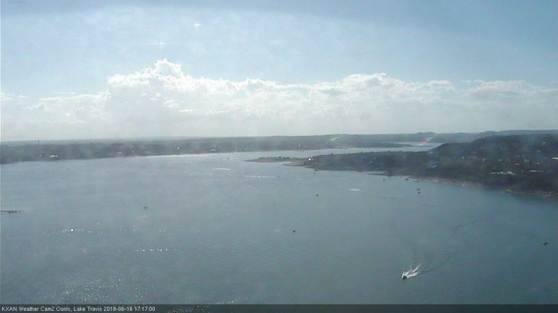 Lake Travis webcam, June 16, 2018 4:20 PM CT