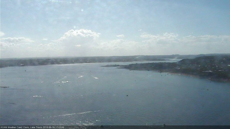 Lake Travis webcam, June 16, 2018 4:25 PM CT