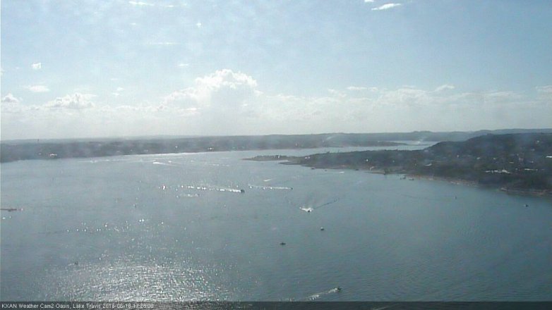 Lake Travis webcam, June 16, 2018 4:30 PM CT