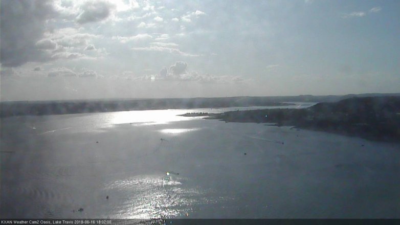 Lake Travis webcam, June 16, 2018 5:05 PM CT