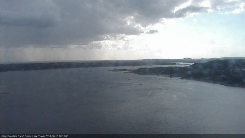 Lake Travis webcam, June 16, 2018 5:15 PM CT