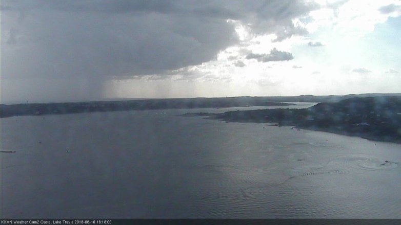 Lake Travis webcam, June 16, 2018 5:20 PM CT