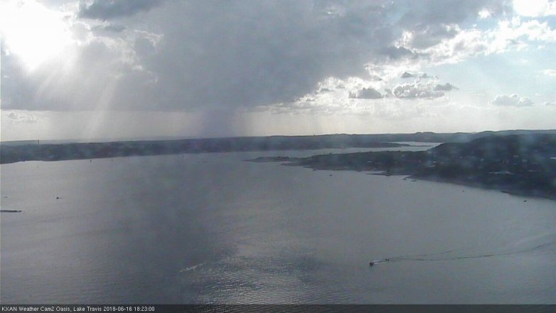Lake Travis webcam, June 16, 2018 5:25 PM CT