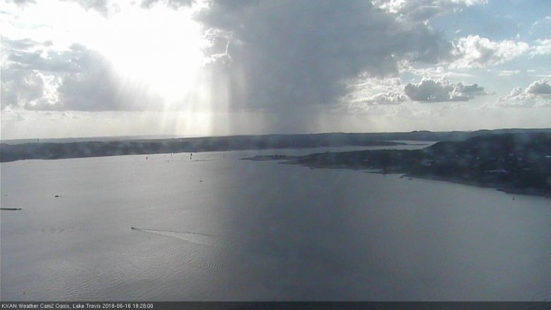 Lake Travis webcam, June 16, 2018 5:30 PM CT