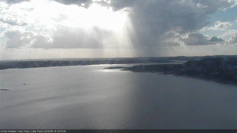 Lake Travis webcam, June 16, 2018 5:35 PM CT