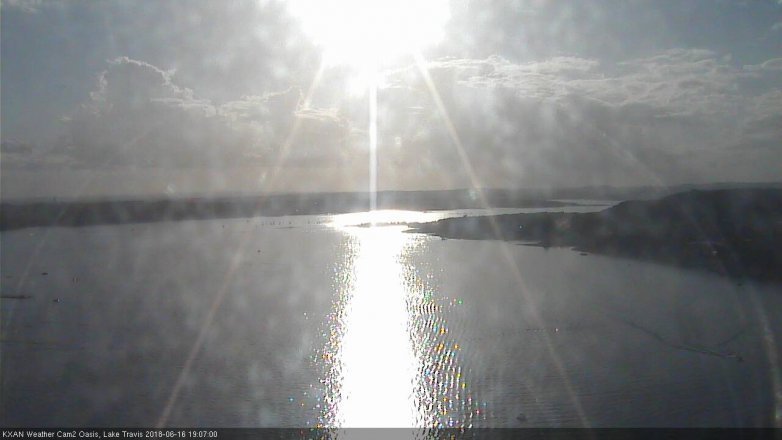 Lake Travis webcam, June 16, 2018 6:10 PM CT