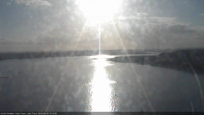 Lake Travis webcam, June 16, 2018 6:15 PM CT