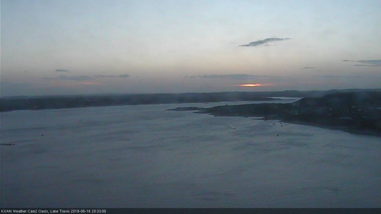 Lake Travis webcam, June 16, 2018 7:35 PM CT