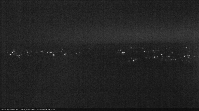 Lake Travis webcam, June 16, 2018 8:40 PM CT