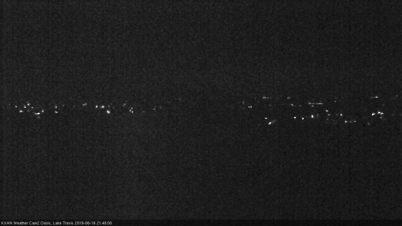 Lake Travis webcam, June 16, 2018 8:50 PM CT