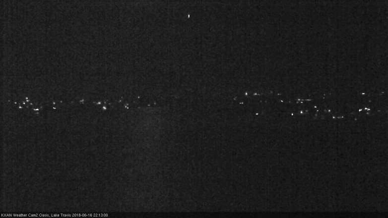Lake Travis webcam, June 16, 2018 9:15 PM CT