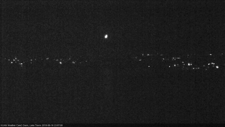Lake Travis webcam, June 16, 2018 10:10 PM CT
