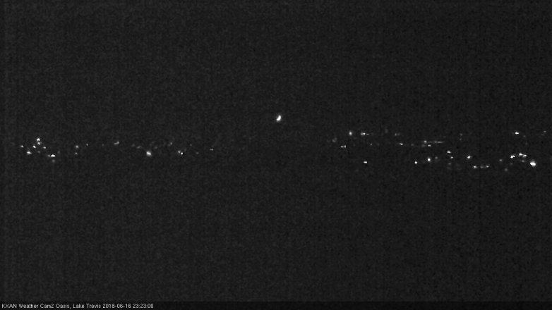 Lake Travis webcam, June 16, 2018 10:25 PM CT