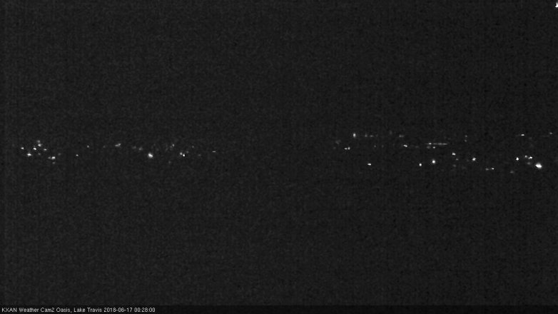 Lake Travis webcam, June 16, 2018 11:30 PM CT