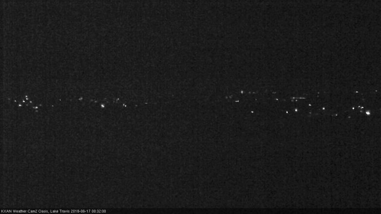 Lake Travis webcam, June 16, 2018 11:35 PM CT
