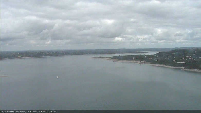 Lake Travis webcam, June 17, 2018 9:15 AM CT
