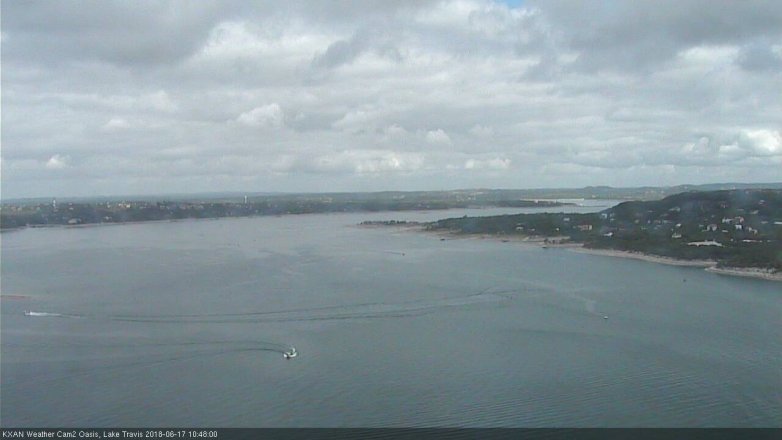 Lake Travis webcam, June 17, 2018 9:50 AM CT