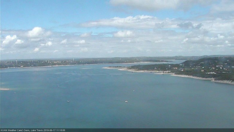 Lake Travis webcam, June 17, 2018 10:20 AM CT