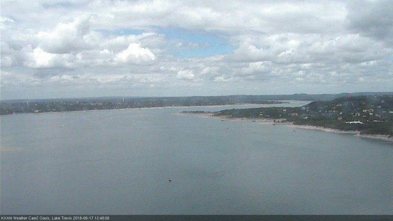 Lake Travis webcam, June 17, 2018 11:50 AM CT