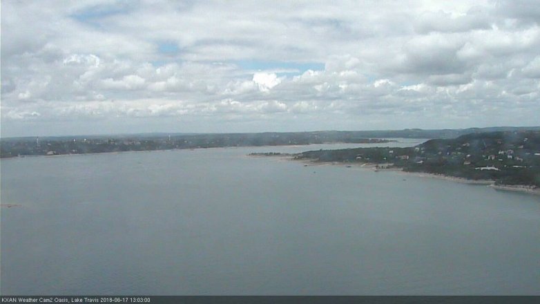 Lake Travis webcam, June 17, 2018 12:05 PM CT